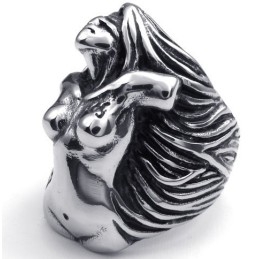 Attraktives Design Zarte Farben Hochwertiger Titanring