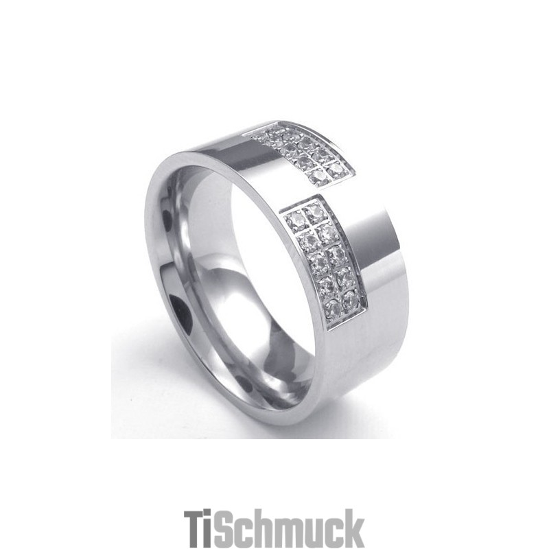 Üppiges Design Farbbrillanz Zuverlässige Qualität Titanring Üppiges Design Farbbrillanz Zuverlässige Qualität Titanring