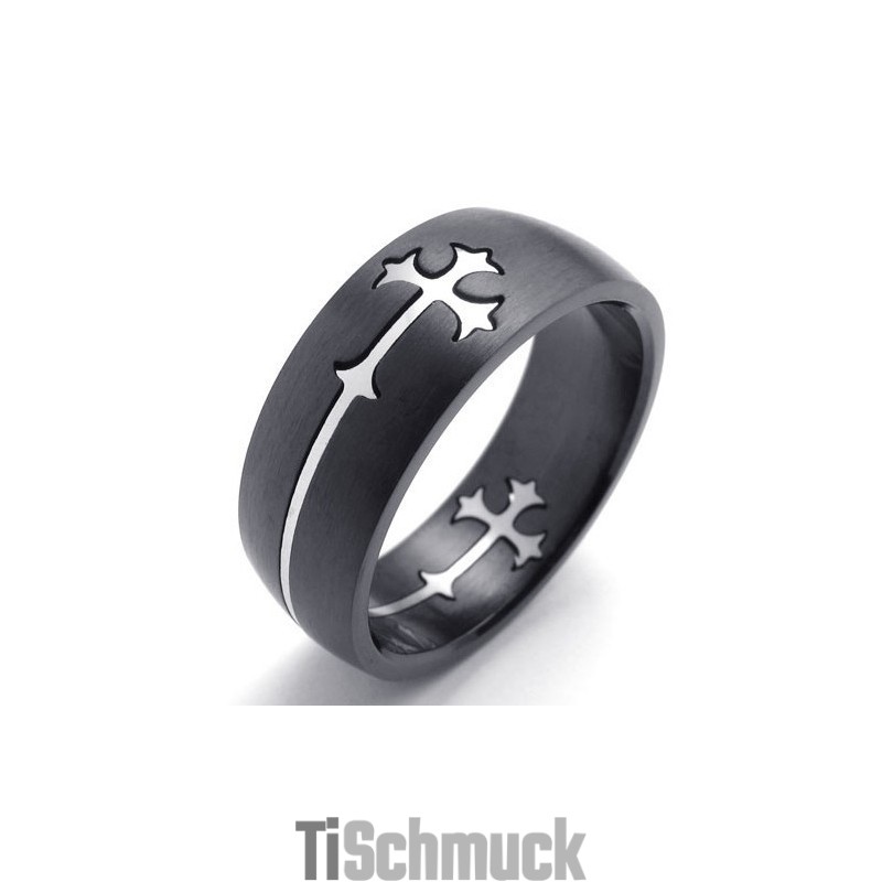 Geschicktes Design Zarte Farben Hochwertiger Titanring