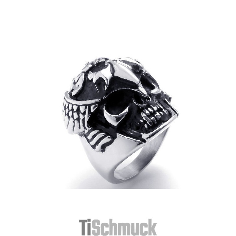Modernes Design Zarte Farben Hochwertiger Titanring