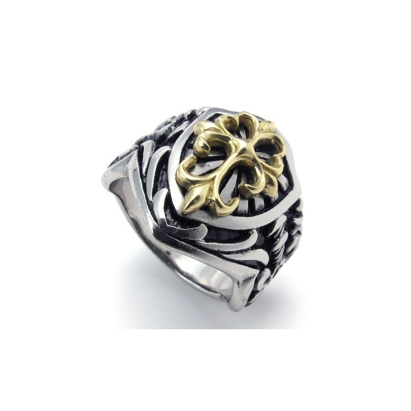 Modische Muster Farbbrillanz Hochwertiger Titanring