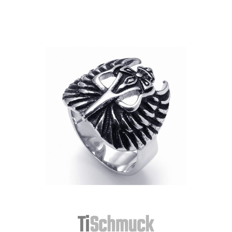 Üppiges Design, Zarte Farben, Hochwertiger Titanring