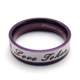 Schönes Design Schöne Farben Hochwertiger Titanring