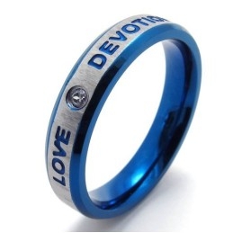 Elegante Form, Schöne Farben, Hochwertiger Titanring