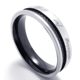 Geschicktes Design Zarte Farben Hochwertiger Titanring