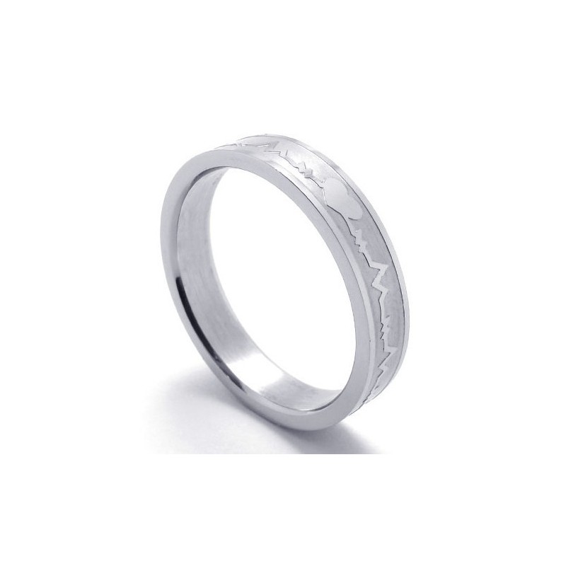 Elegante Form, Farbbrillanz, Der König Der Qualität, Titanring