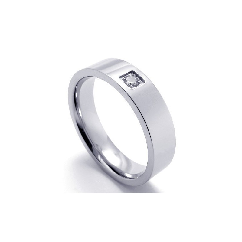 Elegante Form, Farbbrillanz, Bekannt Für Seine Feine Qualität Titanring