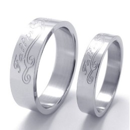 Modische Muster Farbbrillanz, Um Im In- Und Ausland Ein Hohes Ansehen Zu Genießen Titanring