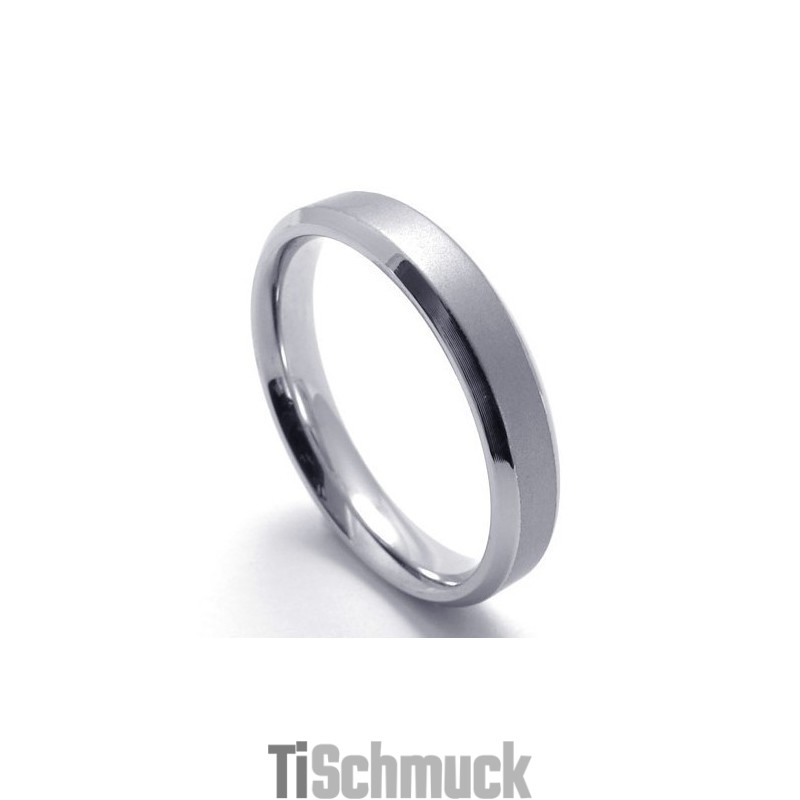 Modernes Design Farbbrillanz Eine Lange Geschichte Titanring
