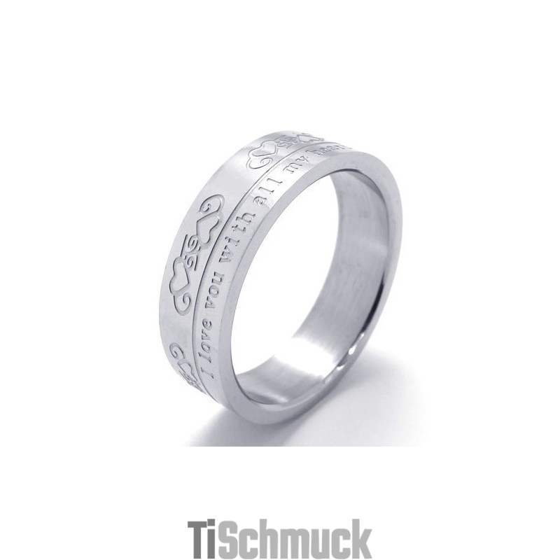 Verschiedene Stile Zarte Farben Hochwertiger Titanring Verschiedene Stile Zarte Farben Hochwertiger Titanring