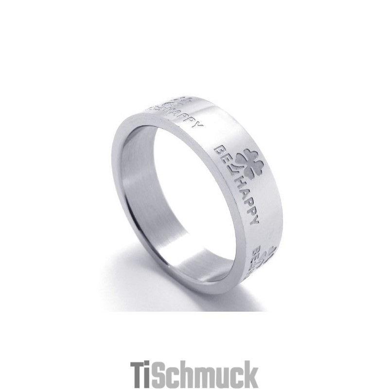 Wunderschönes Design, Farbbrillanz, Um Eine Lange Geschichte Zu Haben, Titanring