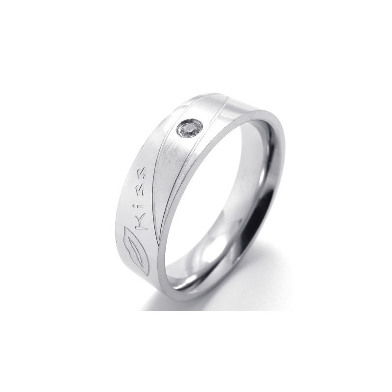 Modische Muster Farbbrillanz Hochwertiger Titanring
