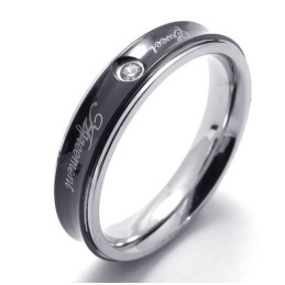 Deft Design Farbbrillanz Hochwertiger Titanring