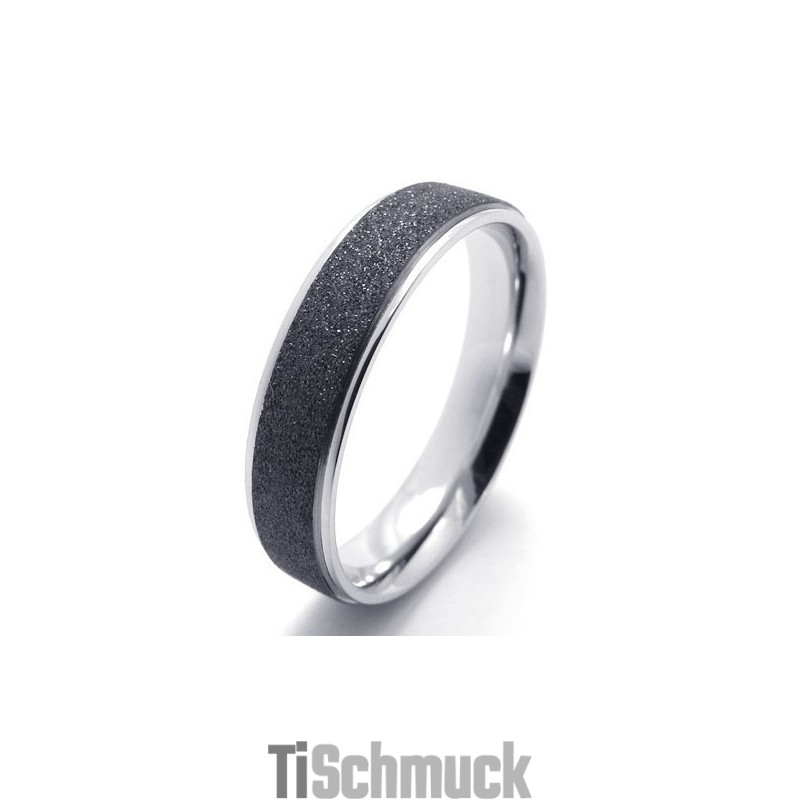 Attraktives Design Zarte Farben Hochwertiger Titanring