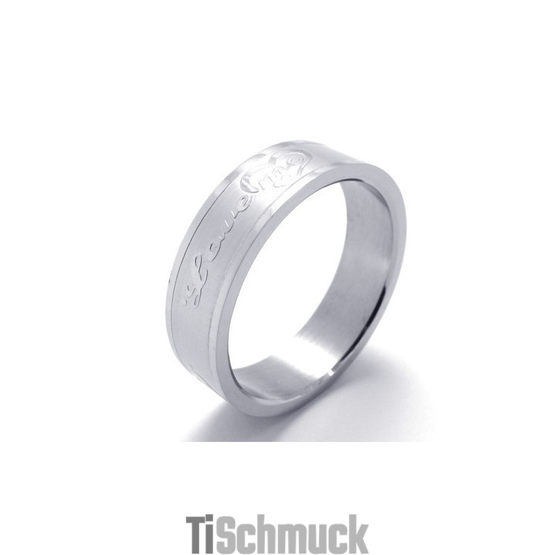 Fein Verarbeiteter Farbbrillanz Hochwertiger Titanring