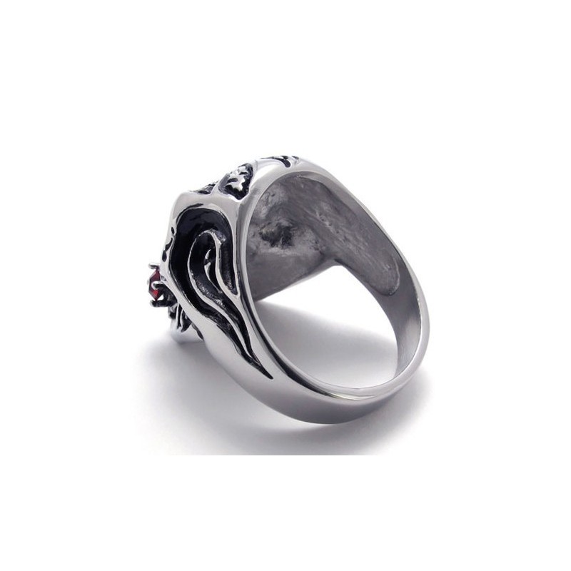 Modernes Design Farbbrillanz Weltweit Bekannter Titanring