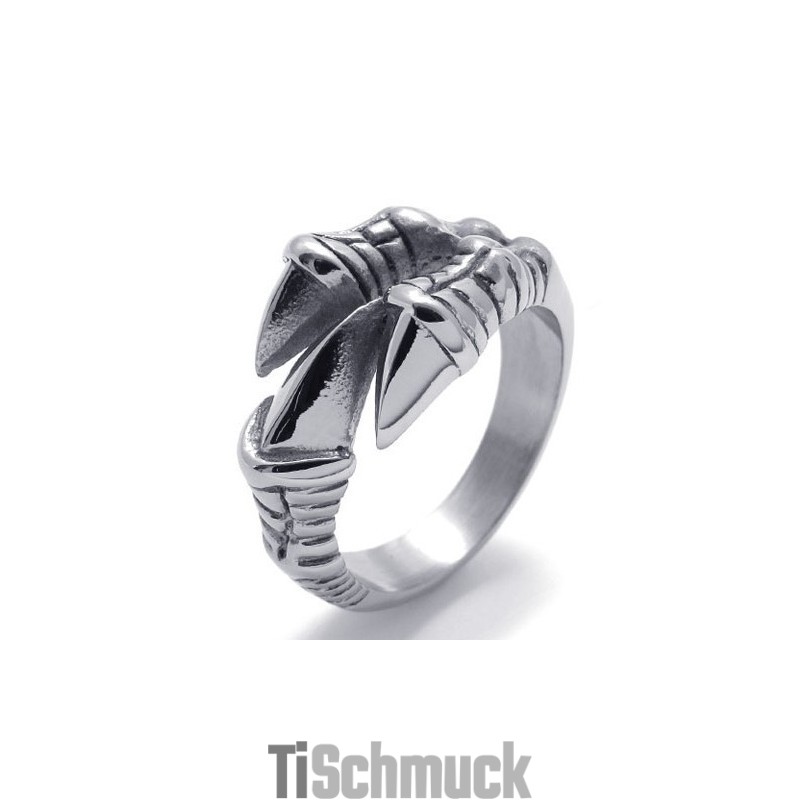 Modernes Design Farbbrillanz Hervorragende Qualität Titan Ring