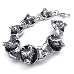 Üppiges Design Farbbrillanz Hochwertiges Titanarmband