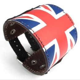 Geschicktes Design, Schöne Farben, Zuverlässige Qualität, Titan-Leder-Armreif