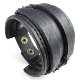 Geschickte Herstellung Zarte Farben Zuverlässige Qualität Titan Leder Armreif