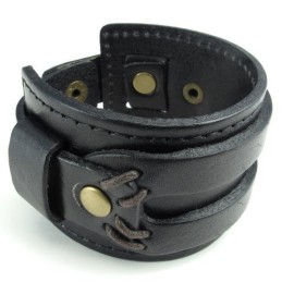 Geschickte Herstellung Zarte Farben Zuverlässige Qualität Titan Leder Armreif