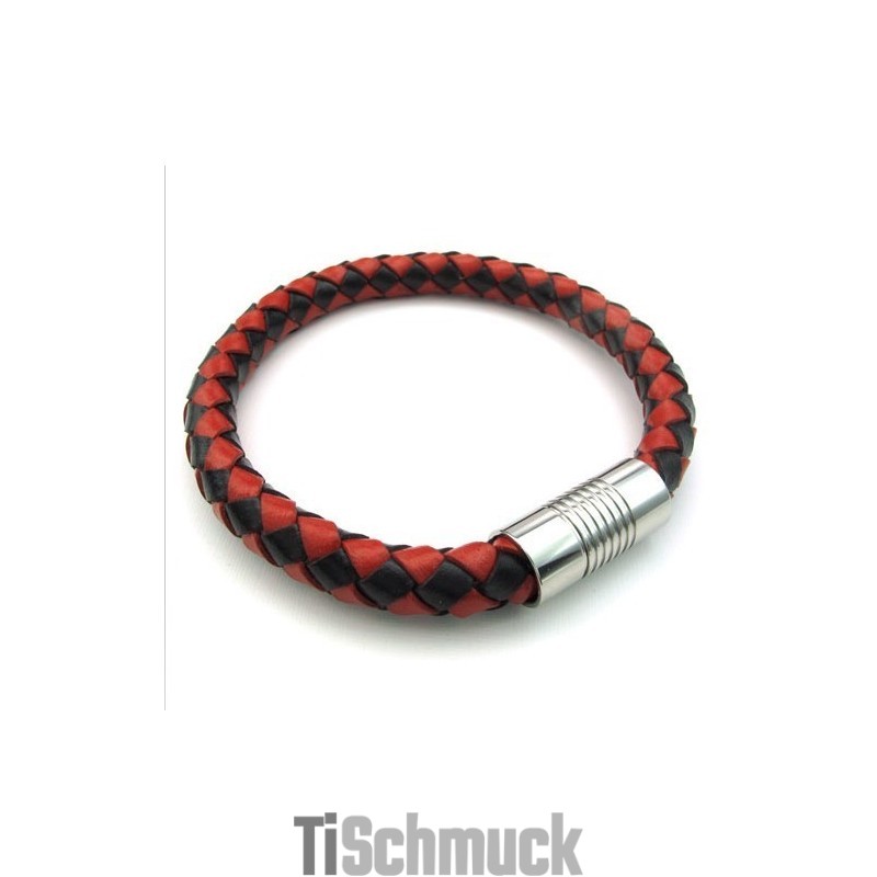 Geschicktes Design Zarte Farben Hervorragende Qualität Titan Leder Armreif