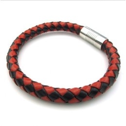 Geschicktes Design Zarte Farben Hervorragende Qualität Titan Leder Armreif