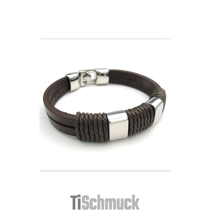 Geschicktes Design Zarte Farben Zuverlässige Qualität Titan Lederarmband