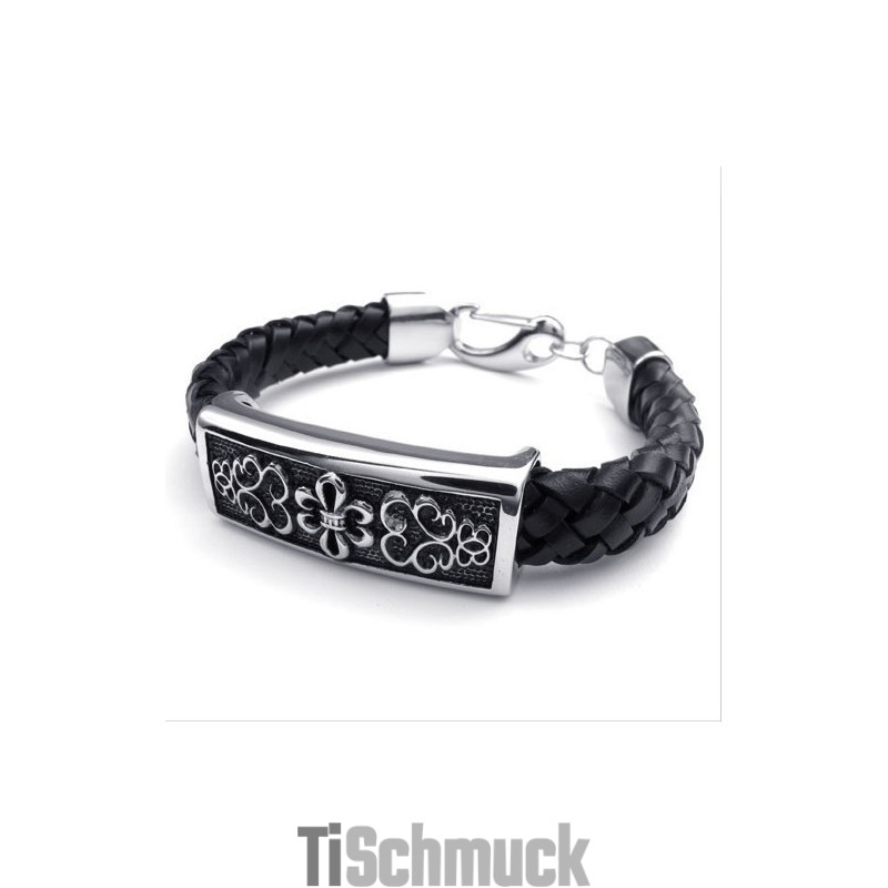 Modische Muster Zarte Farben Ausgezeichnete Qualität Titan Lederarmband