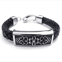 Modische Muster Zarte Farben Ausgezeichnete Qualität Titan Lederarmband
