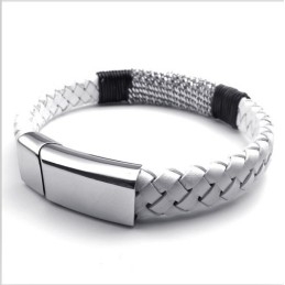 Modernes Design Zarte Farben Zuverlässige Qualität Titan Lederarmband