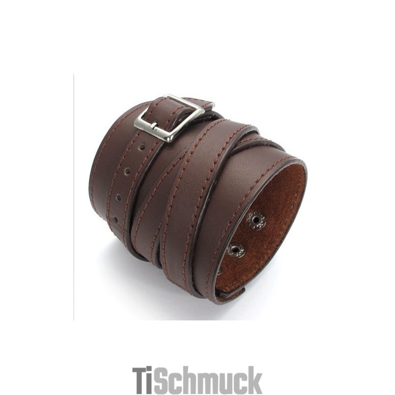 Fein Verarbeitete Zarte Farben Zuverlässige Qualität Titan Leder Armreif Fein Verarbeitete Zarte Farben Zuverlässige Qualität Titan Leder Armreif