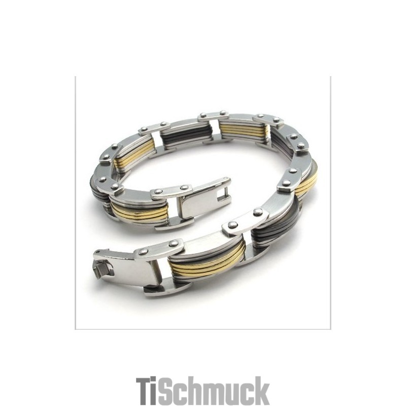 Gekonnte Verarbeitung Farbbrillanz Stabile Qualität Titan Armband