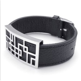Attraktives Design Zarte Farben Zuverlässige Qualität Titan-Lederarmband