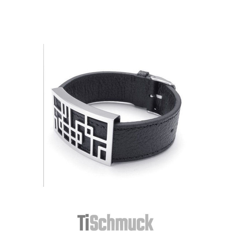 Attraktives Design Zarte Farben Zuverlässige Qualität Titan-Lederarmband Attraktives Design Zarte Farben Zuverlässige Qualität Titan-Lederarmband