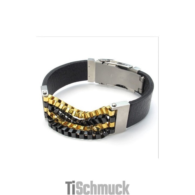 Attraktives Design, Schöne Farben, Hervorragende Qualität, Titan-Lederarmband Attraktives Design, Schöne Farben, Hervorragende Qualität, Titan-Lederarmband