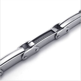 Neueste Technologie Farbbrillanz Hochwertiges Titanarmband