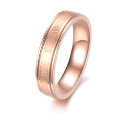 Zuverlässiger Qualitätsring Aus Schwarzem Titan Für Damen