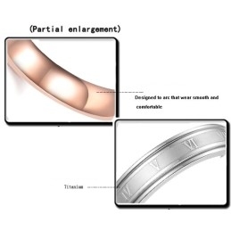 Zuverlässiger Qualitätsring Aus Schwarzem Titan Für Damen