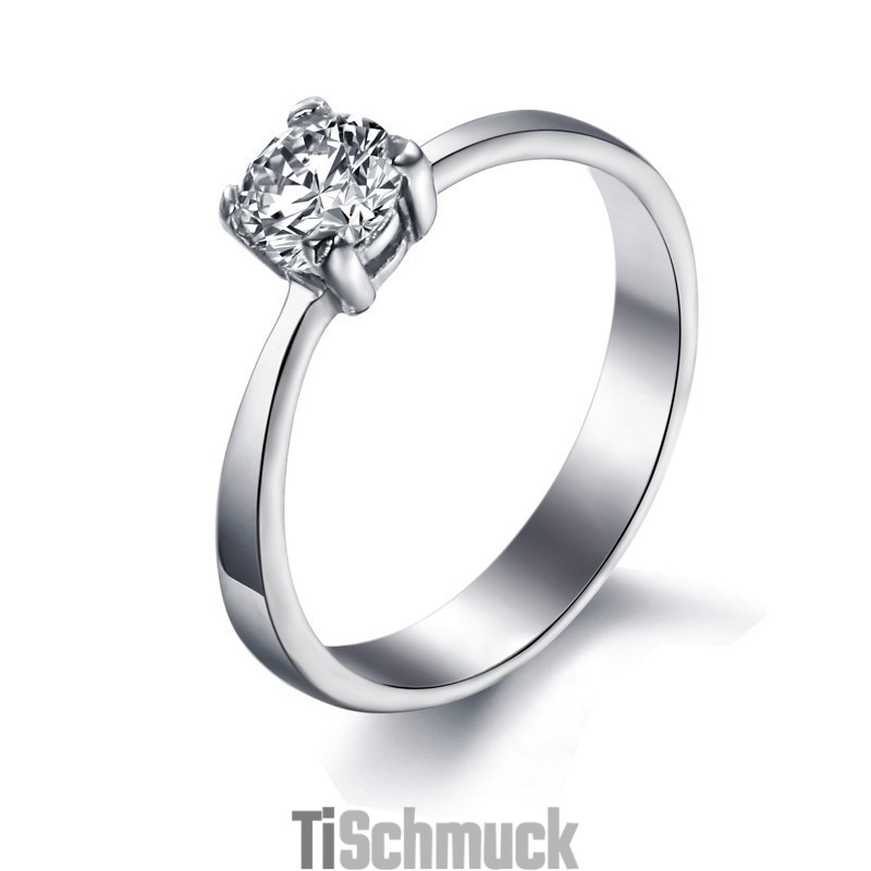Qualität Und Quantität Gesichert Weiblicher Titanring Mit Strass Qualität Und Quantität Gesichert Weiblicher Titanring Mit Strass