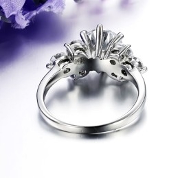 Hochwertiger Titanring Mit Strass