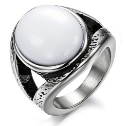 Verkauft Sich Weltweit Gut: Übertriebener Onyx-Titanring