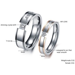 Bekannt Für Seinen Hochwertigen Titanring Für Verliebte