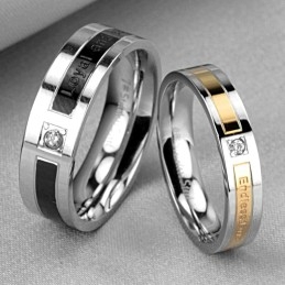 Der König Der Quantität Titanring Für Liebhaber Mit Diamant