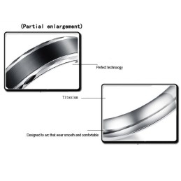 Weltweit Bekannter Retro-Titanring Für Liebhaber