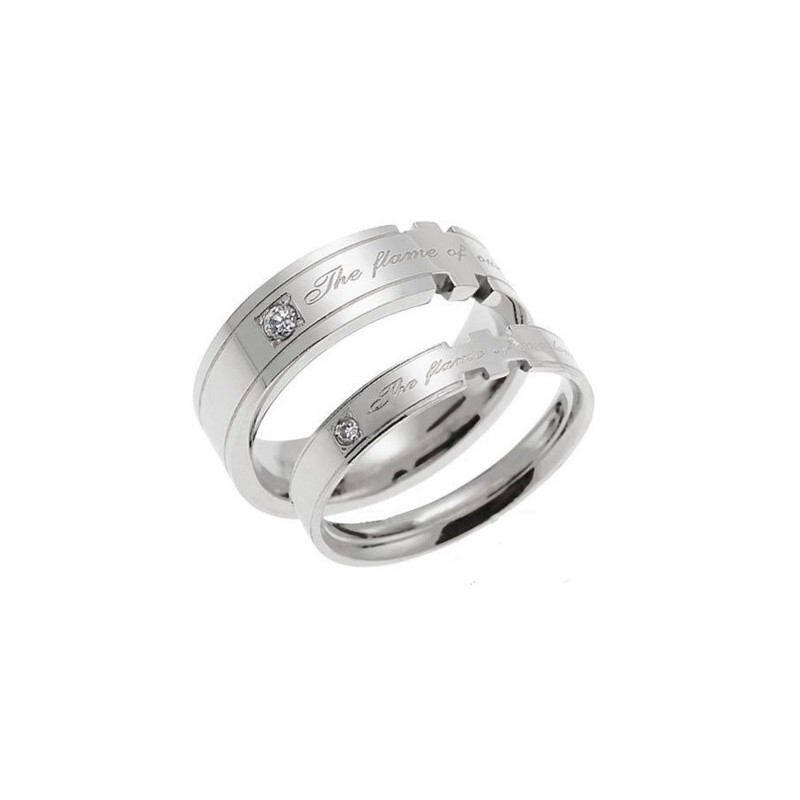 Stabiler Qualitäts-Titanring Für Liebhaber