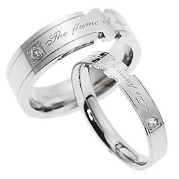 Stabiler Qualitäts-Titanring Für Liebhaber