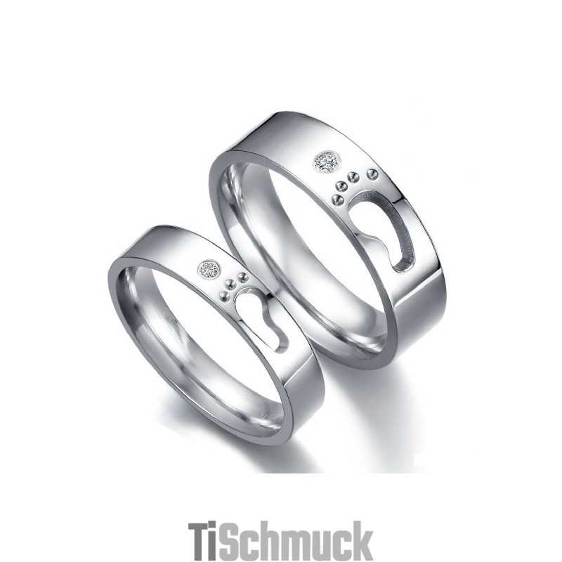 Weltweit Bekannter Titanring Für Verliebte