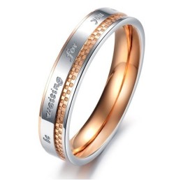 Um Im In- Und Ausland Ein Hohes Ansehen Zu Genießen, Gitter-Titanring Für Liebhaber