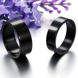 Um Warmes Lob Von Kunden Zu Gewinnen Schwarzer Titanring Für Liebhaber